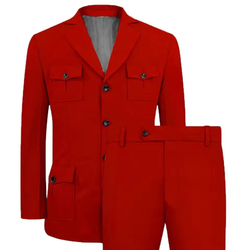 Men's Suits Jakcet Casual Khak - Khaki Formal Wear Men review and price