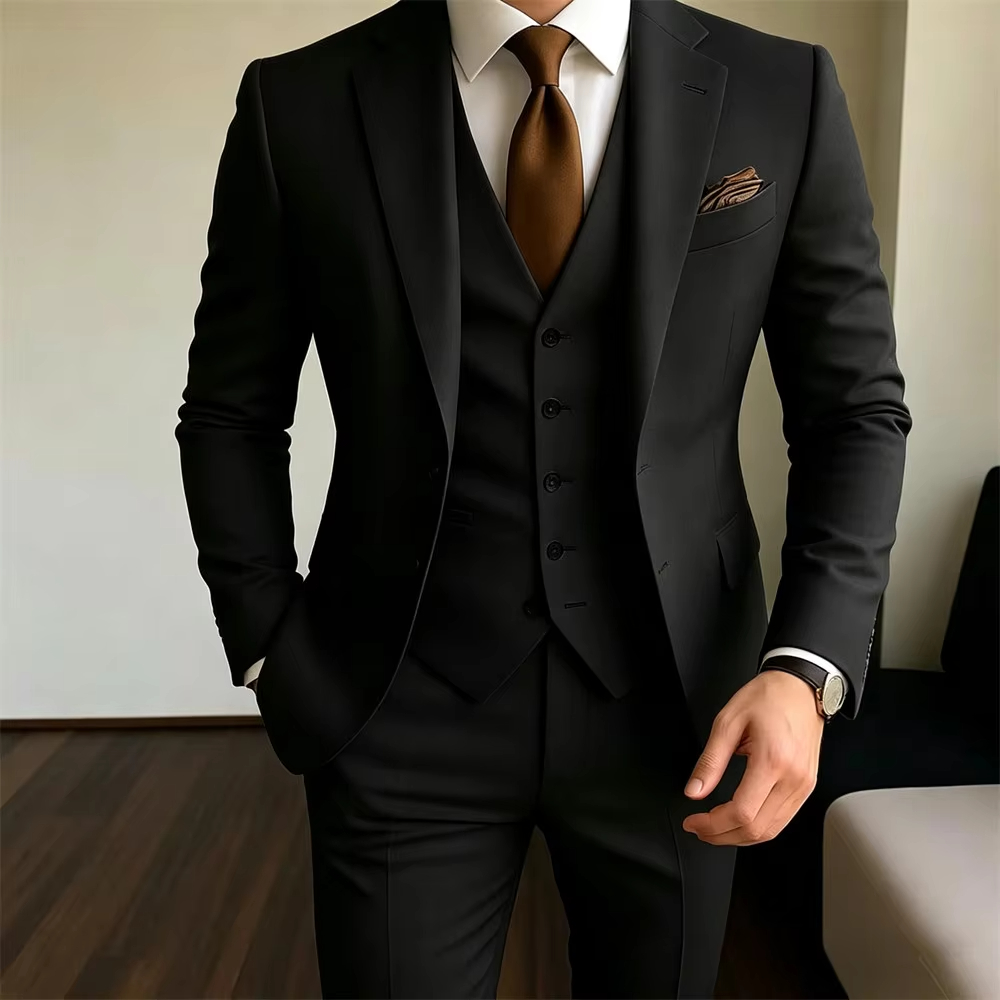 Khaki Men's Suits 3 Pieces Jac - Khaki Formal Wear Men review and price