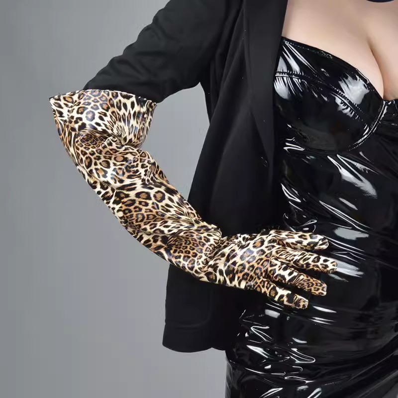 Women's Runway Fashion Leopard - Formal Glove Leather review and price