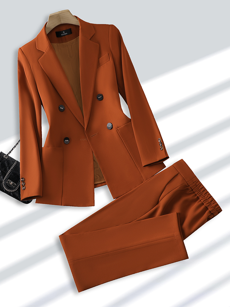 Fashion Ladies Pant Suit Forma - Khaki Formal Wear Men review and price