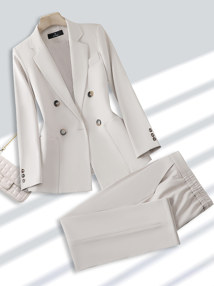 Fashion Ladies Pant Suit Forma - Khaki Formal Wear Men review and price