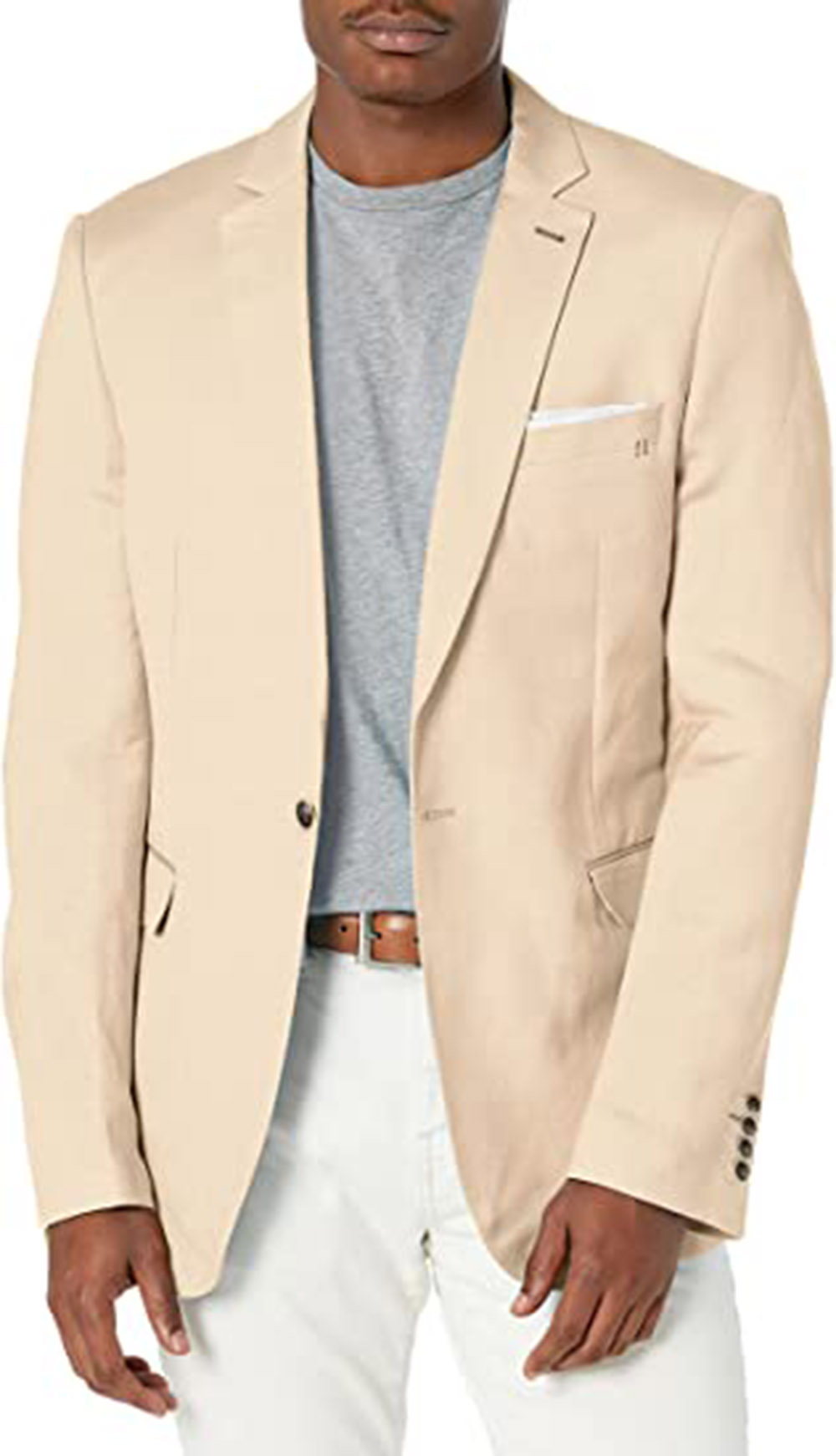 Tailored Khaki Blazer Men's Su - Khaki Formal Wear Men review and price