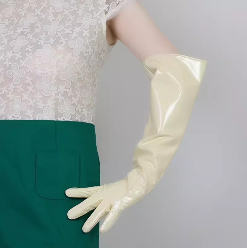 Women's Runway Fashion Patent  - Formal Glove Leather review and price